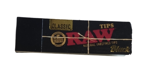 פנקס ניירות RAW BLACK פילטרים רחב (tips)