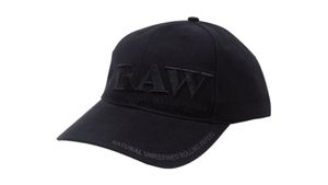 כובע RAW הדפס שחור