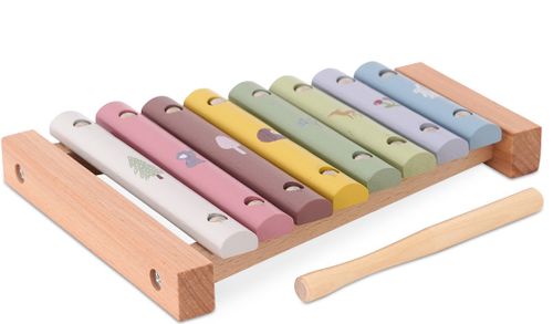 קסילופון 8 מקשים צבעוני מעץ 