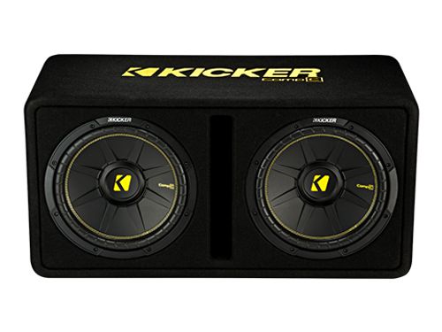 KICKER סאבוופר כפול DCWC122 + תיבה