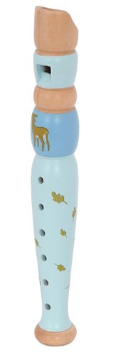 חליל צבעוני עם איורים מעץ