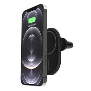 מטען אלחוטי מגנטי MagSafe לרכב כולל שקע מצת
