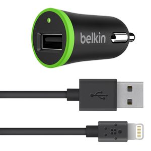 מטען אוניברסלי לרכב 2.4A עם כבל Lightning