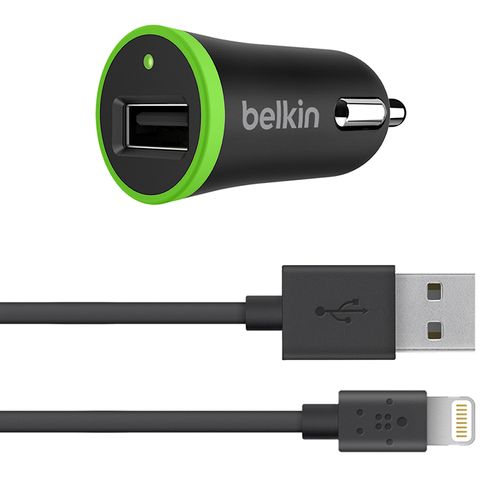 מטען לרכב USB עם כבל Lightning