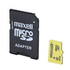 כרטיס זכרון MAXELL 64GB MICRO SD מאקסל