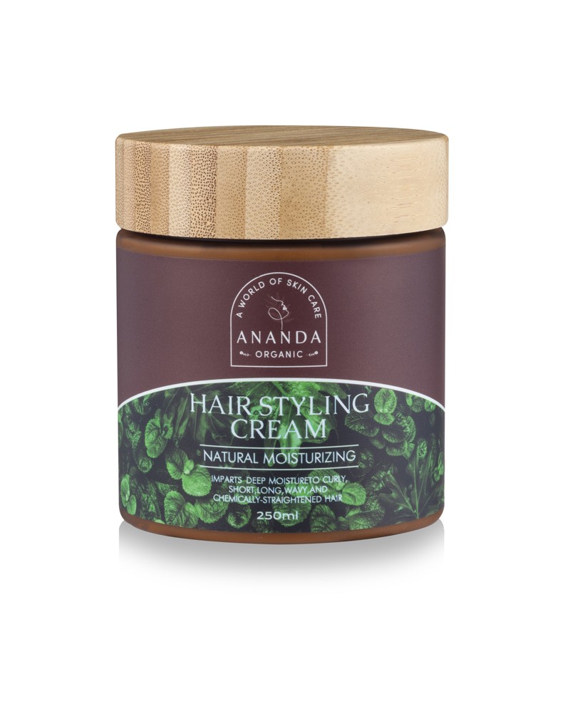 קרם לחות טבעי לשיער 250 מ"ל | Ananda Organic Hair Styling Cream