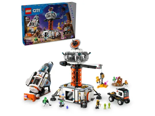  סיטי - בסיס חלל ומשטח שיגור חללית  60434 LEGO