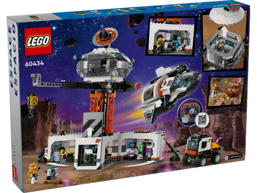  סיטי - בסיס חלל ומשטח שיגור חללית  60434 LEGO