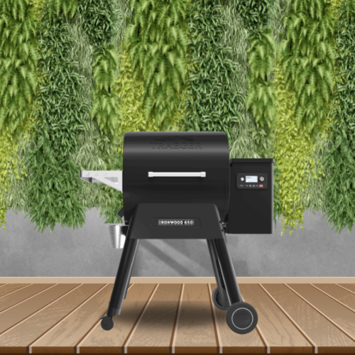 מעשנת בשר וגריל בשר דגם איירונווד – Traeger Ironwood 650