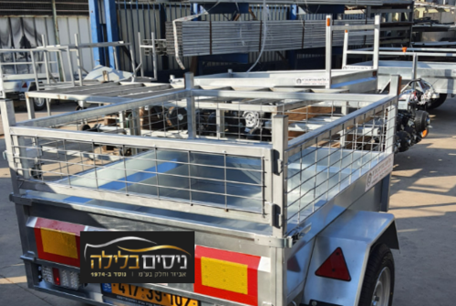 נגרר פתוח עם כלוב למידות 180/133