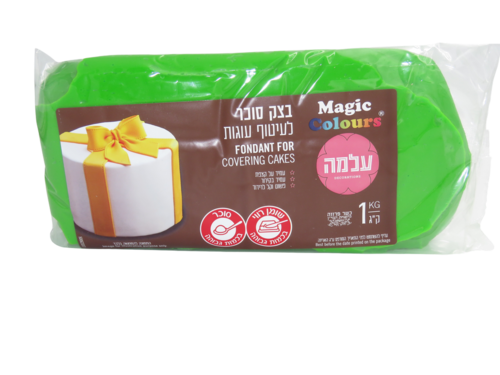 בצק סוכר 1 קילו צבע ירוק