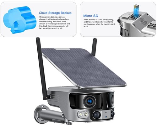 מצלמת אבטחה סולארית Zeero Alien WIFI