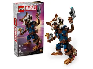  מרוול - דמות פעולה של רוקט ובייבי גרוט LEGO 76282 