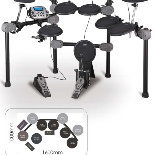 מערכת תופים אלקטרונית איכותית SOUND KING SKD203