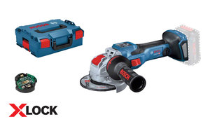 גוף משחזת זווית נטענת "5 בראשלס BOSCH GWX 18V-15SC EC