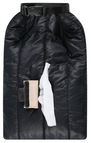 פאוץ' החתלה עם רוכסן - שחור