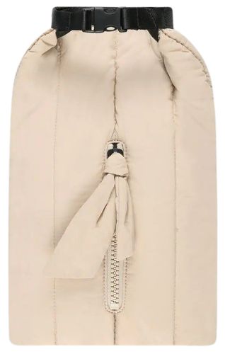 פאוץ' החתלה עם רוכסן - חום בהיר