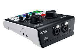 UC8000 Podcast AI Audio Mixer ATEN פודקאסט מקצועי קומפקטי 