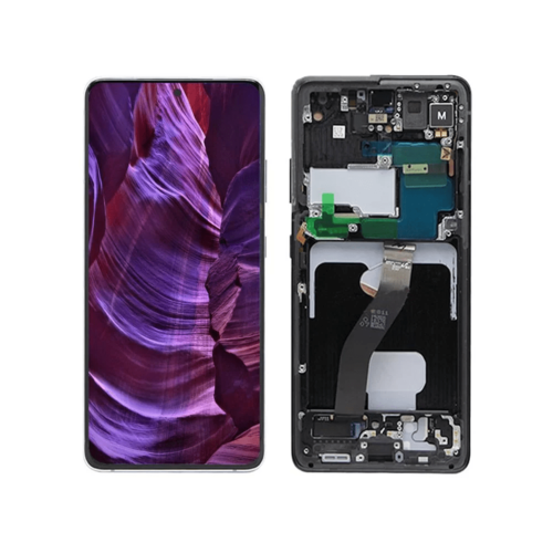 החלפת מסך LCD+מגע מקוריים Samsung Galaxy S21 Ultra סמסונג