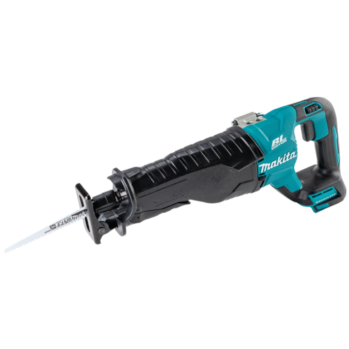 גוף מסור חרב נטען בראשלס - MAKITA XRJ05Z BL 18V