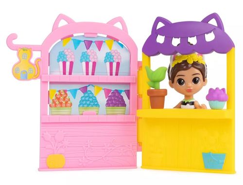 סט משחק מסיבת הגן של קיטי 18 חלקים מבית הבובות של גבי עם דמויות ואביזר הפתעה