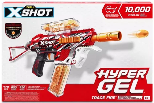 רובה חשמלי אוטומטי לכדורי ג'ל Hyper Gel Fire עם 10,000 כדוריות ג'ל ומשקפי מגן