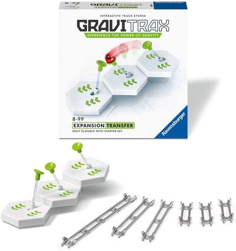 Gravitrax משחק מסלולי גולות מאתגר הבוחן כח משיכה - ערכת הרחבה מקפצת מעבר 