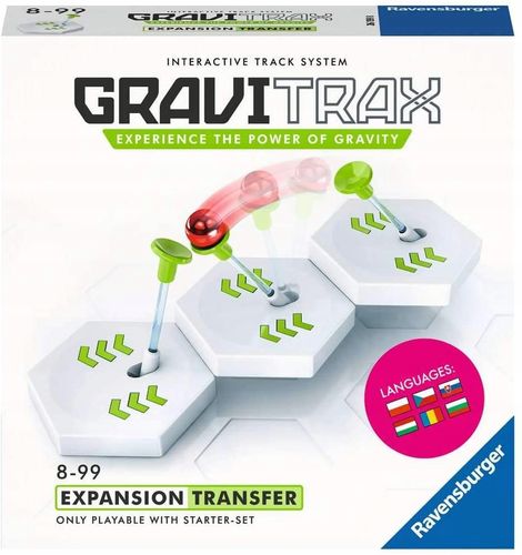 Gravitrax משחק מסלולי גולות מאתגר הבוחן כח משיכה - ערכת הרחבה מקפצת מעבר 