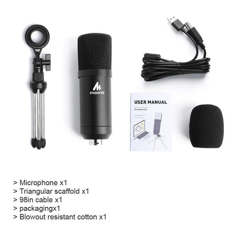 מיקרופון USB גיימינג קונדנסר Maono-A04TR