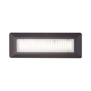 צמוד קיר מלבן LOTUS-L 4W IP65 בזלת - גוון אור משתנה בקליק Nisko