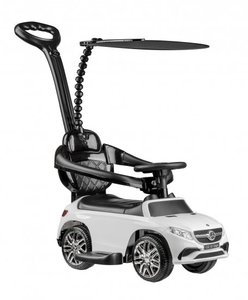בימבה מוזיקלית וטיולון מרצדס 2 ב-1 מבית Bali Toy - צבע לבן