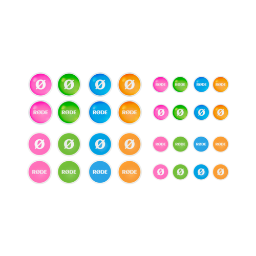 סט זיהוי צבעים לקיט מקלט ומשדר אלחוטי RODE COLORS 2