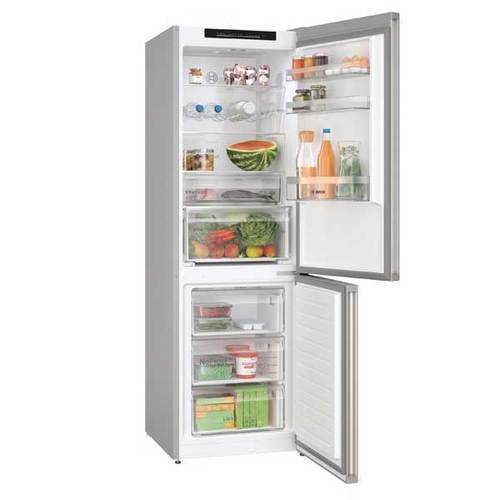 מקרר מקפיא תחתון 321 ליטר Bosch KGN362IDF נירוסטה בוש