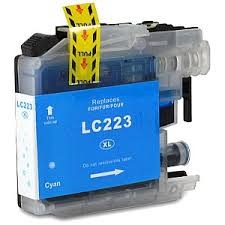 ראש דיו כחול תואם Brother LC-223C ברדר