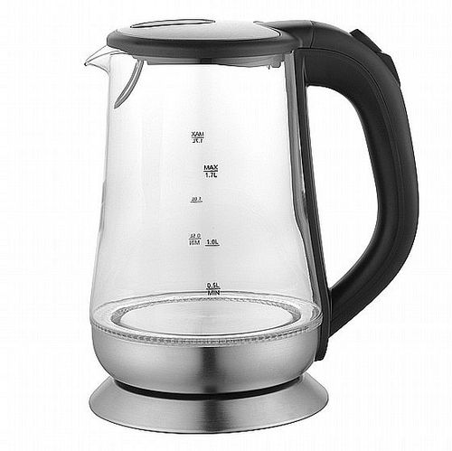 קומקום זכוכית שחור HEMILTON HEM-1762 HHB1787