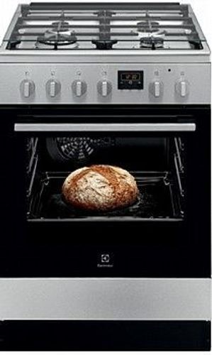 ‏תנור משולב כיריים Electrolux LKK620200X אלקטרולוקס