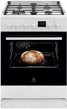 ‏תנור משולב כיריים Electrolux LKK620200W אלקטרולוקס