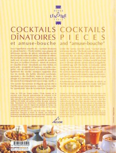 ספר בצרפתית Cocktails dînatoires et amuse-bouche