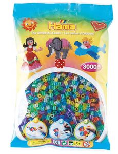 שקית 3000 חרוזי גיהוץ - נצנצים צבעוני