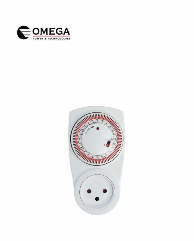 שעון 24 שעות תקע-שקע ללא מחוג דגם: omega 312000000