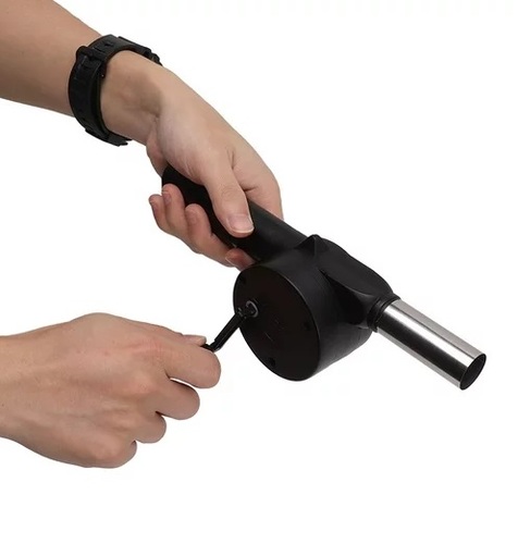 מפוח אוויר ידני למנגל BBQ