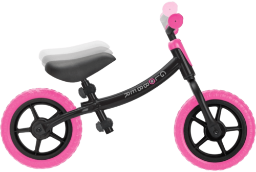 אופני איזון Globber GO BIKE - צבע ודור פוקסיה 2024 גלגלי אוויר