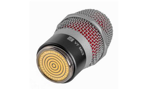 ראש מיקרופון שחור sE Electronics V7 MC2 למערכת אלחוטית Sennheiser