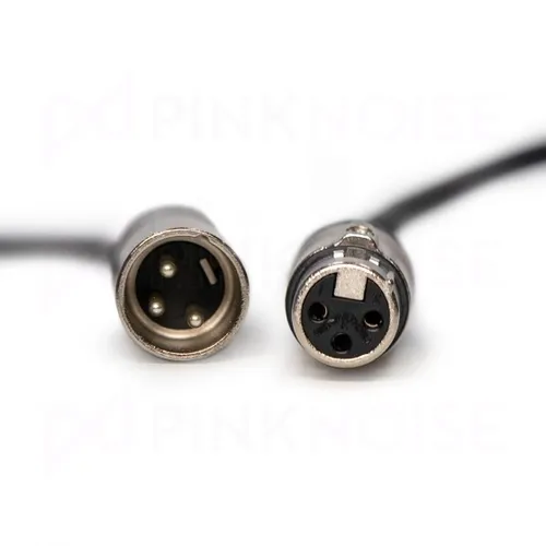 כבל XLR סטנדרטי באורך 10 מטר Van Damme באריזה