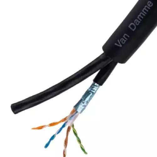 כבל מולטי רשת Van Damme Tourcat series 2 x Cat 6A F/UTP (17.5מ"מ)
