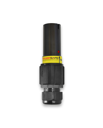 מחבר חשמל נקבה לכבל שחור Phase 3 PowerSafe