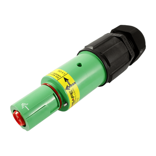 מחבר חשמל שסי זכר ירוק Phase 3 PowerSafe