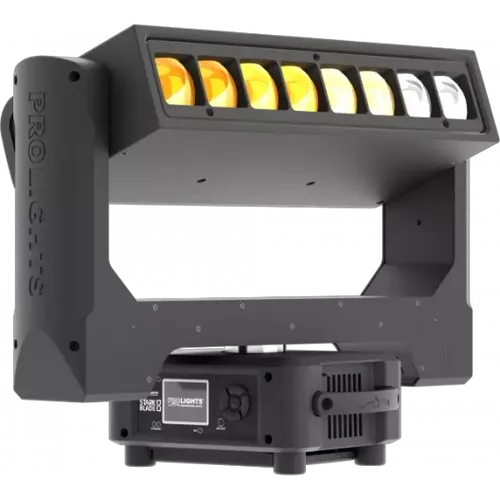 פנס אפקט בר ממונע 8x40W RGBW זום 45° -3° PROLiGHTS Stark Blade8