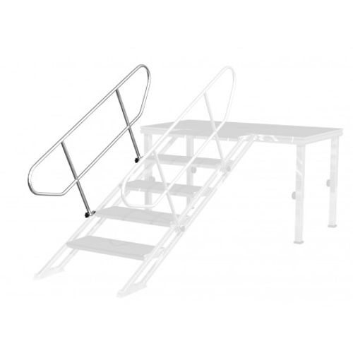מעקה למדרגות במה מתכווננות  Alustage SBA.09