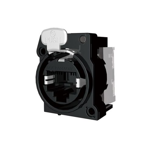 מחבר RJ45 אופקי כולל חיווי SEETRONIC SE8FAH-C6 LED